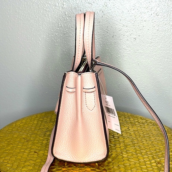 NWT Mini Kate Spade Pink Hayes Leather Rosycheeks Satchel - Picture 3 of 8